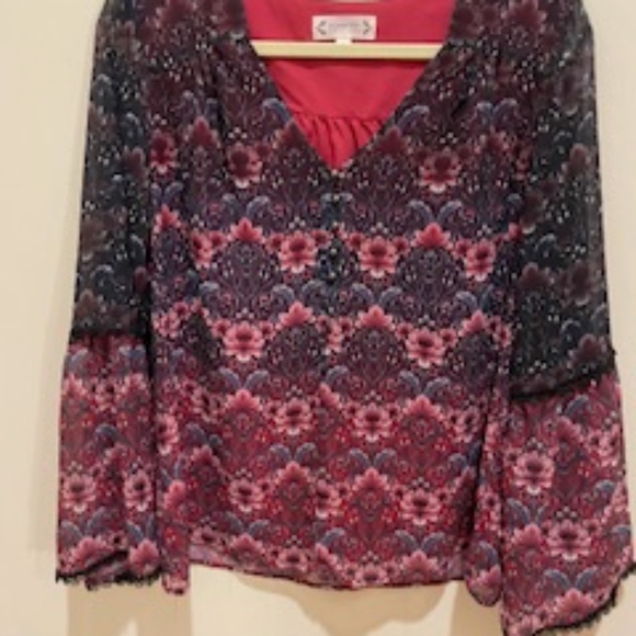 Nanette Lepore LongSleeve Top. Size Medium - Picture 2 of 7